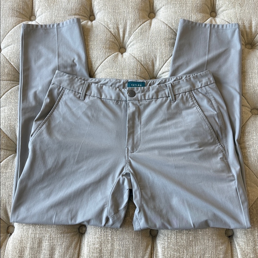 Taylrd Men's 34 x 30 commuter Pants spot by‎ button see pic